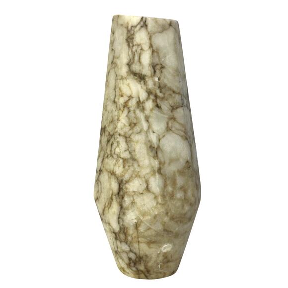 Antique Late 1800s Italian Objets d'Art Marble 6" Vase Exquisite Elegant Design - Picture 3 of 7